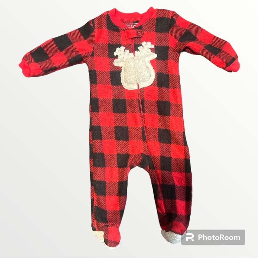 Babygear Plaid 3-6 months Christmas Outfit